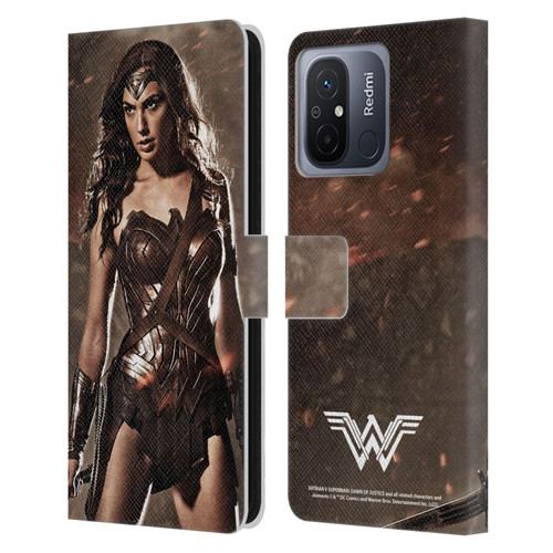 Batman V Superman: Dawn of Justice Graphics Wonder Woman Leather Book Wallet Case Cover For Xiaomi Redmi 12C