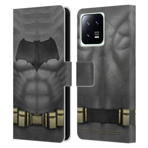 Batman V Superman: Dawn of Justice Graphics Batman Costume Leather Book Wallet Case Cover For Xiaomi 13 5G