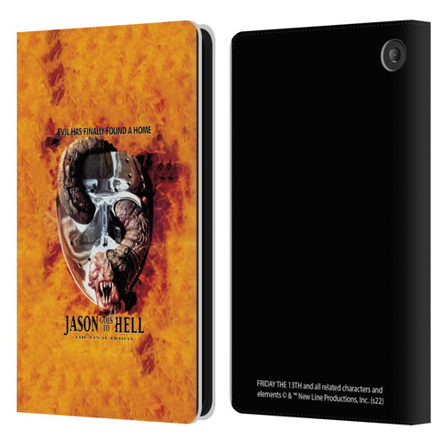 Friday the 13th: Jason Goes To Hell Graphics Key Art Leather Book Wallet Case Cover For Amazon Fire 7 2022