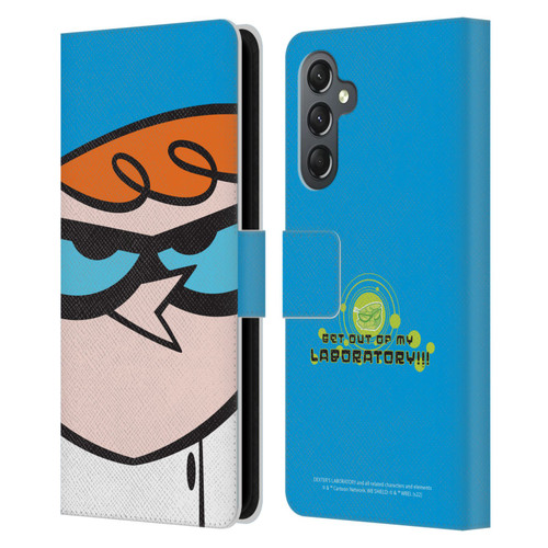 Dexter's Laboratory Graphics Dexter Leather Book Wallet Case Cover For Samsung Galaxy A25 5G