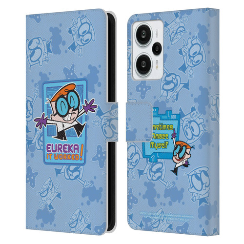 Dexter's Laboratory Graphics It Worked Leather Book Wallet Case Cover For Xiaomi Redmi Note 12T