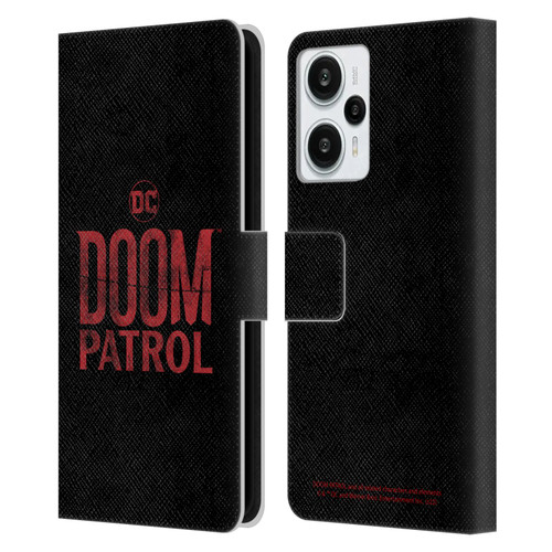 Doom Patrol Graphics Logo Leather Book Wallet Case Cover For Xiaomi Redmi Note 12T