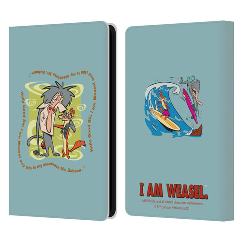 I Am Weasel. Graphics Hello Good Sir Leather Book Wallet Case Cover For Amazon Kindle Paperwhite 5 (2021)