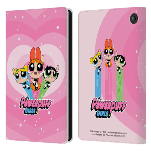 The Powerpuff Girls Graphics Group Leather Book Wallet Case Cover For Amazon Fire 7 2022