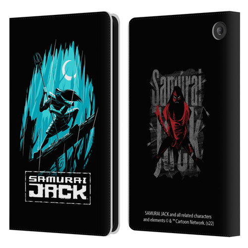 Samurai Jack Graphics Season 5 Poster Leather Book Wallet Case Cover For Amazon Fire 7 2022