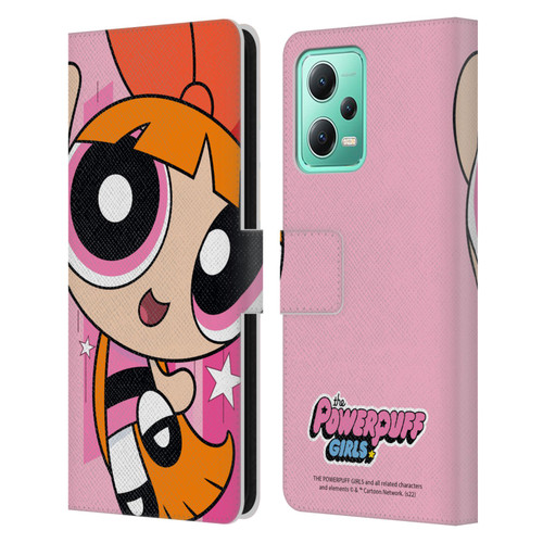 The Powerpuff Girls Graphics Blossom Leather Book Wallet Case Cover For Xiaomi Redmi Note 12 5G