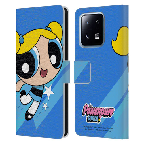 The Powerpuff Girls Graphics Bubbles Leather Book Wallet Case Cover For Xiaomi 13 Pro 5G
