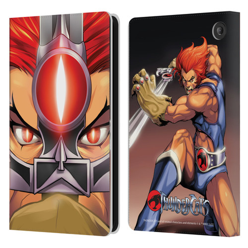 Thundercats Graphics Lion-O Leather Book Wallet Case Cover For Amazon Fire 7 2022