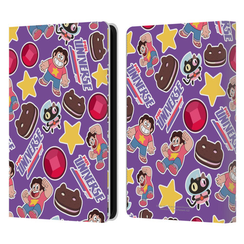 Steven Universe Graphics Icons Leather Book Wallet Case Cover For Amazon Kindle Paperwhite 5 (2021)