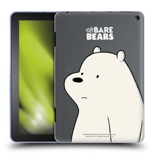 We Bare Bears Character Art Ice Bear Soft Gel Case for Amazon Fire HD 8/Fire HD 8 Plus 2020