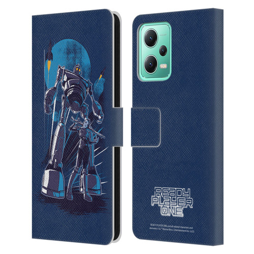 Ready Player One Graphics Iron Giant Leather Book Wallet Case Cover For Xiaomi Redmi Note 12 5G