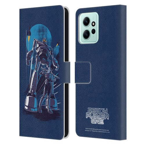 Ready Player One Graphics Iron Giant Leather Book Wallet Case Cover For Xiaomi Redmi 12