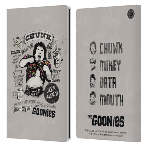 The Goonies Graphics Character Art Leather Book Wallet Case Cover For Amazon Fire Max 11 2023