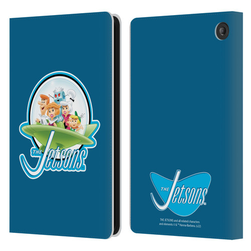 The Jetsons Graphics Logo Leather Book Wallet Case Cover For Amazon Fire 7 2022