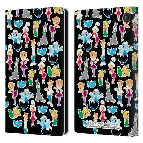 The Jetsons Graphics Pattern Leather Book Wallet Case Cover For Amazon Fire 7 2022