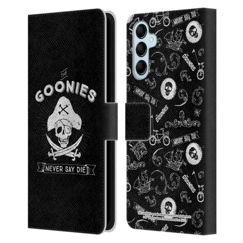 The Goonies Graphics Logo Leather Book Wallet Case Cover For Samsung Galaxy M14 5G