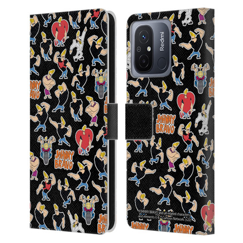 Johnny Bravo Graphics Pattern Leather Book Wallet Case Cover For Xiaomi Redmi 12C