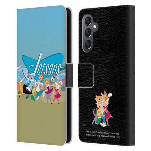 The Jetsons Graphics Group Leather Book Wallet Case Cover For Samsung Galaxy A25 5G