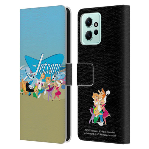 The Jetsons Graphics Group Leather Book Wallet Case Cover For Xiaomi Redmi 12