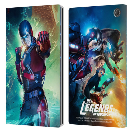 Legends Of Tomorrow Graphics Atom Leather Book Wallet Case Cover For Amazon Fire Max 11 2023