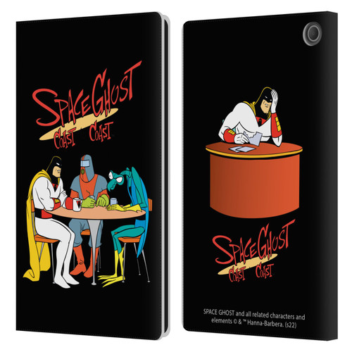Space Ghost Coast to Coast Graphics Group Leather Book Wallet Case Cover For Amazon Fire Max 11 2023