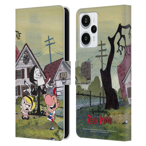 The Grim Adventures of Billy & Mandy Graphics Poster Leather Book Wallet Case Cover For Xiaomi Redmi Note 12T
