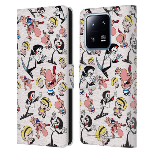 The Grim Adventures of Billy & Mandy Graphics Icons Leather Book Wallet Case Cover For Xiaomi 13 Pro 5G