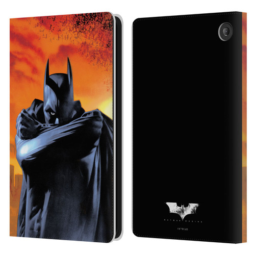 Batman Begins Graphics Character Leather Book Wallet Case Cover For Amazon Fire 7 2022