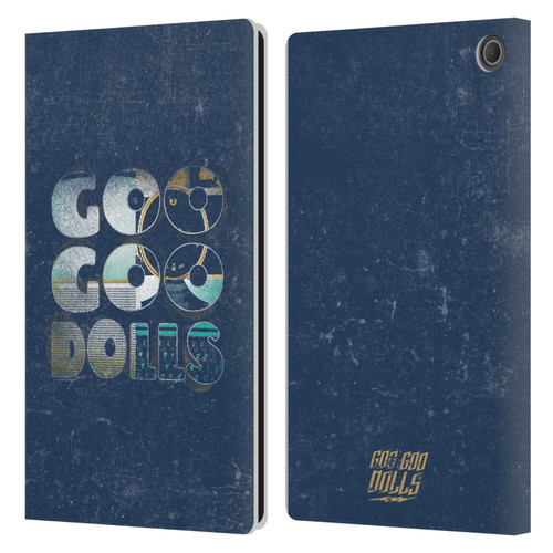 Goo Goo Dolls Graphics Rarities Bold Letters Leather Book Wallet Case Cover For Amazon Fire Max 11 2023