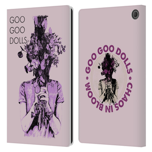 Goo Goo Dolls Graphics Chaos In Bloom Leather Book Wallet Case Cover For Amazon Fire Max 11 2023