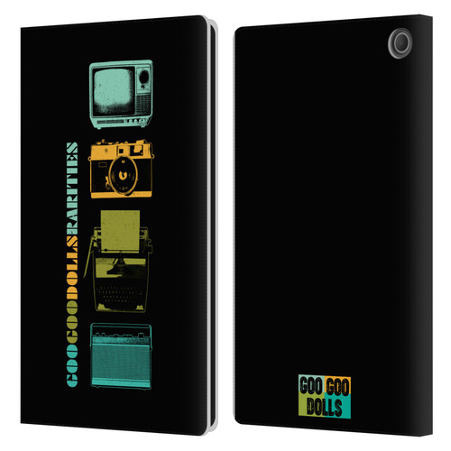 Goo Goo Dolls Graphics Rarities Vintage Leather Book Wallet Case Cover For Amazon Fire Max 11 2023