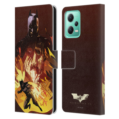 Batman Begins Graphics Scarecrow Leather Book Wallet Case Cover For Xiaomi Redmi Note 12 5G