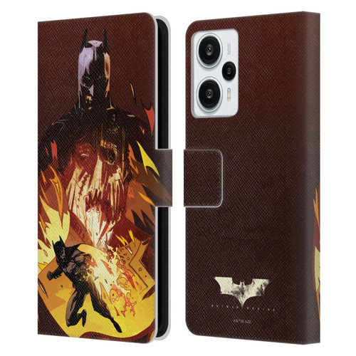 Batman Begins Graphics Scarecrow Leather Book Wallet Case Cover For Xiaomi Redmi Note 12T