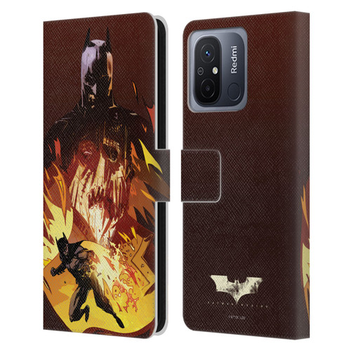 Batman Begins Graphics Scarecrow Leather Book Wallet Case Cover For Xiaomi Redmi 12C