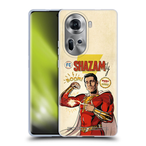 Shazam!: Fury Of The Gods Graphics Comic Soft Gel Case for OPPO Reno11