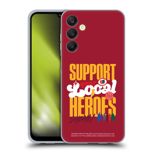 Shazam!: Fury Of The Gods Graphics Typography Soft Gel Case for Samsung Galaxy A25 5G