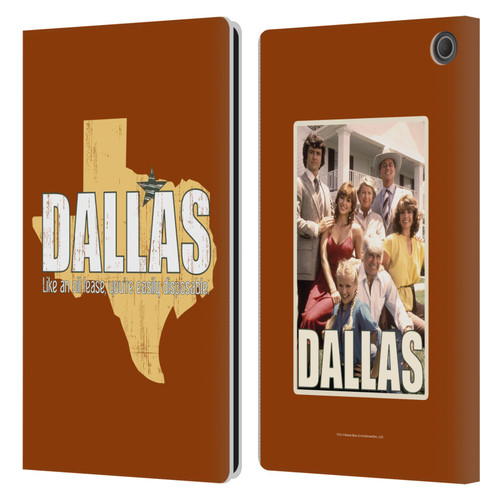 Dallas: Television Series Graphics Quote Leather Book Wallet Case Cover For Amazon Fire Max 11 2023