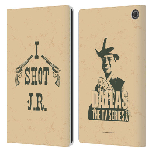 Dallas: Television Series Graphics Typography Leather Book Wallet Case Cover For Amazon Fire Max 11 2023