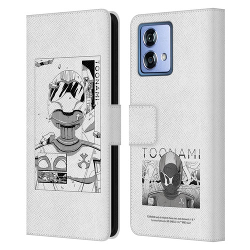 Toonami Graphics Comic Leather Book Wallet Case Cover For Motorola Moto G84 5G