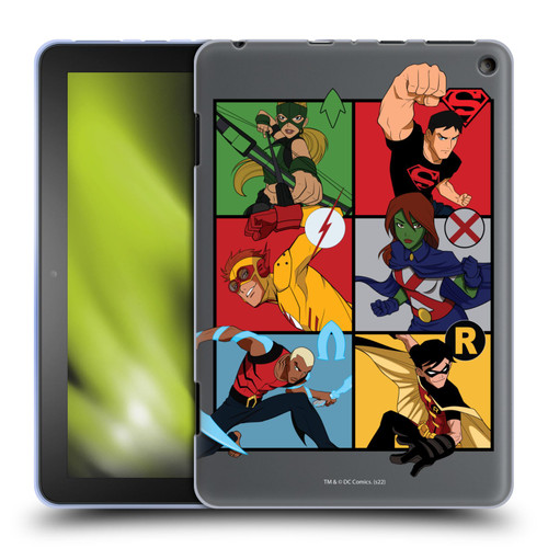 Young Justice Graphics Character Art Soft Gel Case for Amazon Fire HD 8/Fire HD 8 Plus 2020