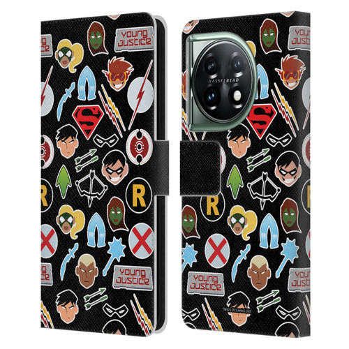 Young Justice Graphics Icons Leather Book Wallet Case Cover For OnePlus 11 5G