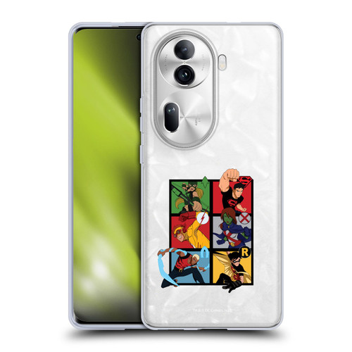 Young Justice Graphics Character Art Soft Gel Case for OPPO Reno11 Pro