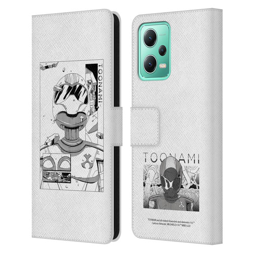 Toonami Graphics Comic Leather Book Wallet Case Cover For Xiaomi Redmi Note 12 5G