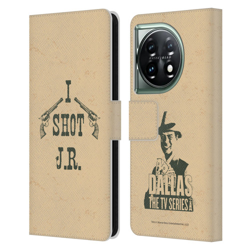Dallas: Television Series Graphics Typography Leather Book Wallet Case Cover For OnePlus 11 5G