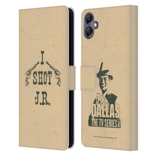 Dallas: Television Series Graphics Typography Leather Book Wallet Case Cover For Samsung Galaxy A05