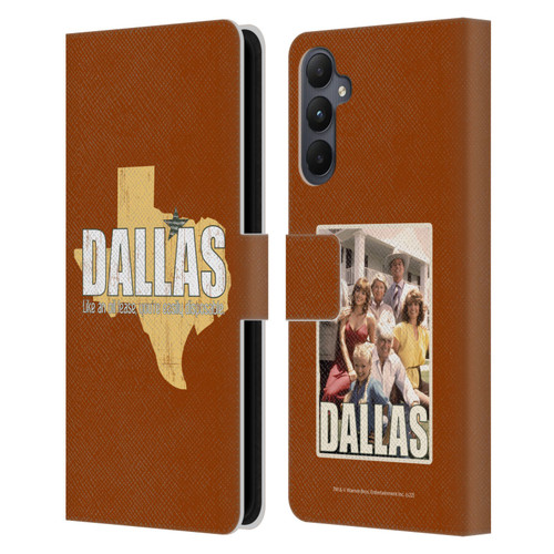 Dallas: Television Series Graphics Quote Leather Book Wallet Case Cover For Samsung Galaxy A05s