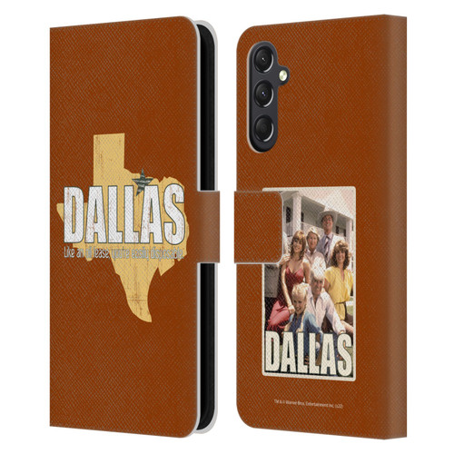 Dallas: Television Series Graphics Quote Leather Book Wallet Case Cover For Samsung Galaxy A24 4G / M34 5G