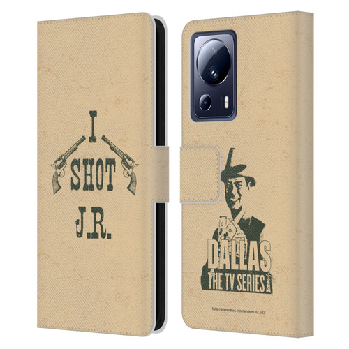 Dallas: Television Series Graphics Typography Leather Book Wallet Case Cover For Xiaomi 13 Lite 5G