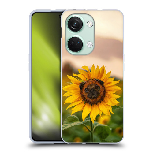 Pixelmated Animals Surreal Pets Pugflower Soft Gel Case for OnePlus Nord 3 5G