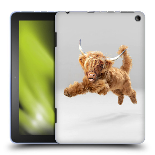 Pixelmated Animals Surreal Pets Highland Pup Soft Gel Case for Amazon Fire HD 8/Fire HD 8 Plus 2020